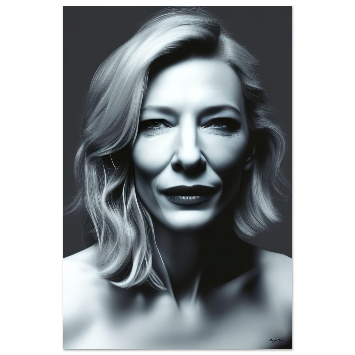 Cate - Foam Portrait 60x90 cm 24x36″ black