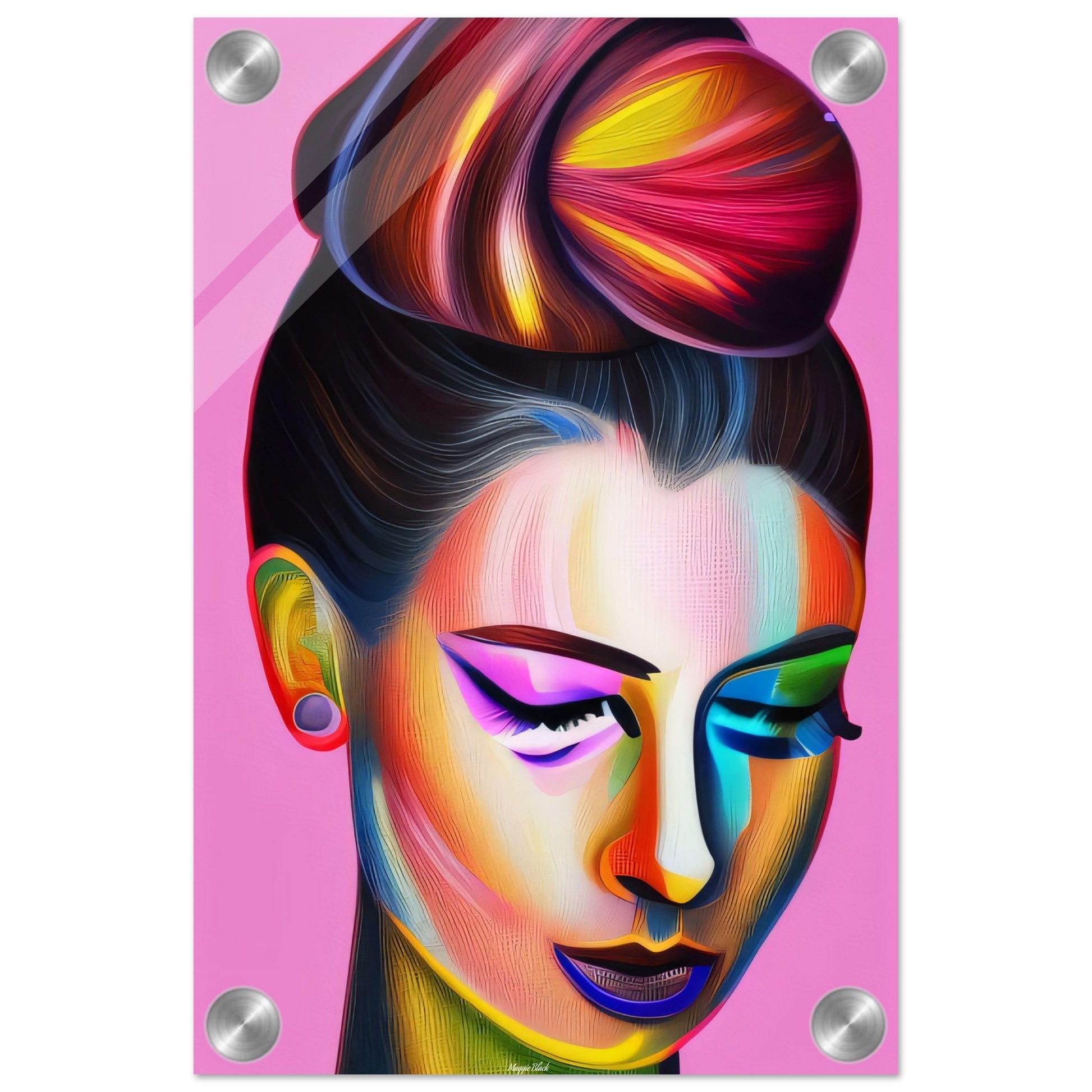 Chignon - Acrylic Print 20x30 cm 8x12″