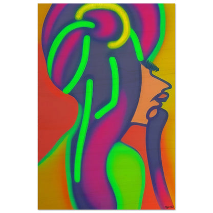 Chignon 2 - Wood Print 40x60 cm 16x24″ 20 mm