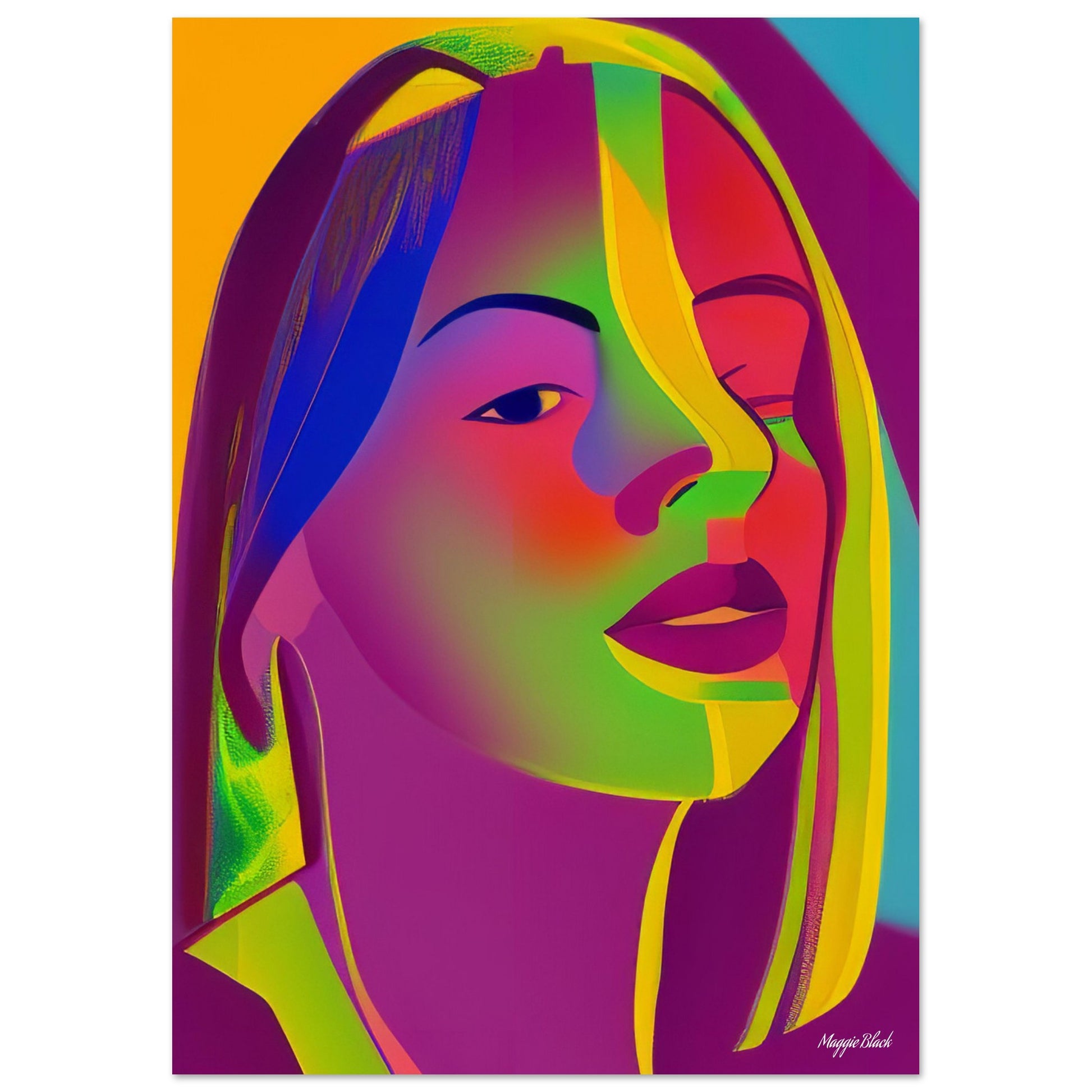 Rainbow - 3 Art Poster A4 21x29.7 cm 8x12″