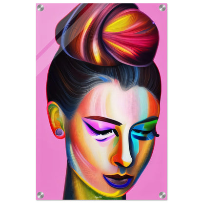 Chignon - Acrylic Print 40x60 cm 16x24″