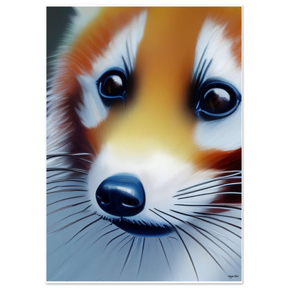 Red Panda - Art Poster A1 (59.4 x 84.1 cm)