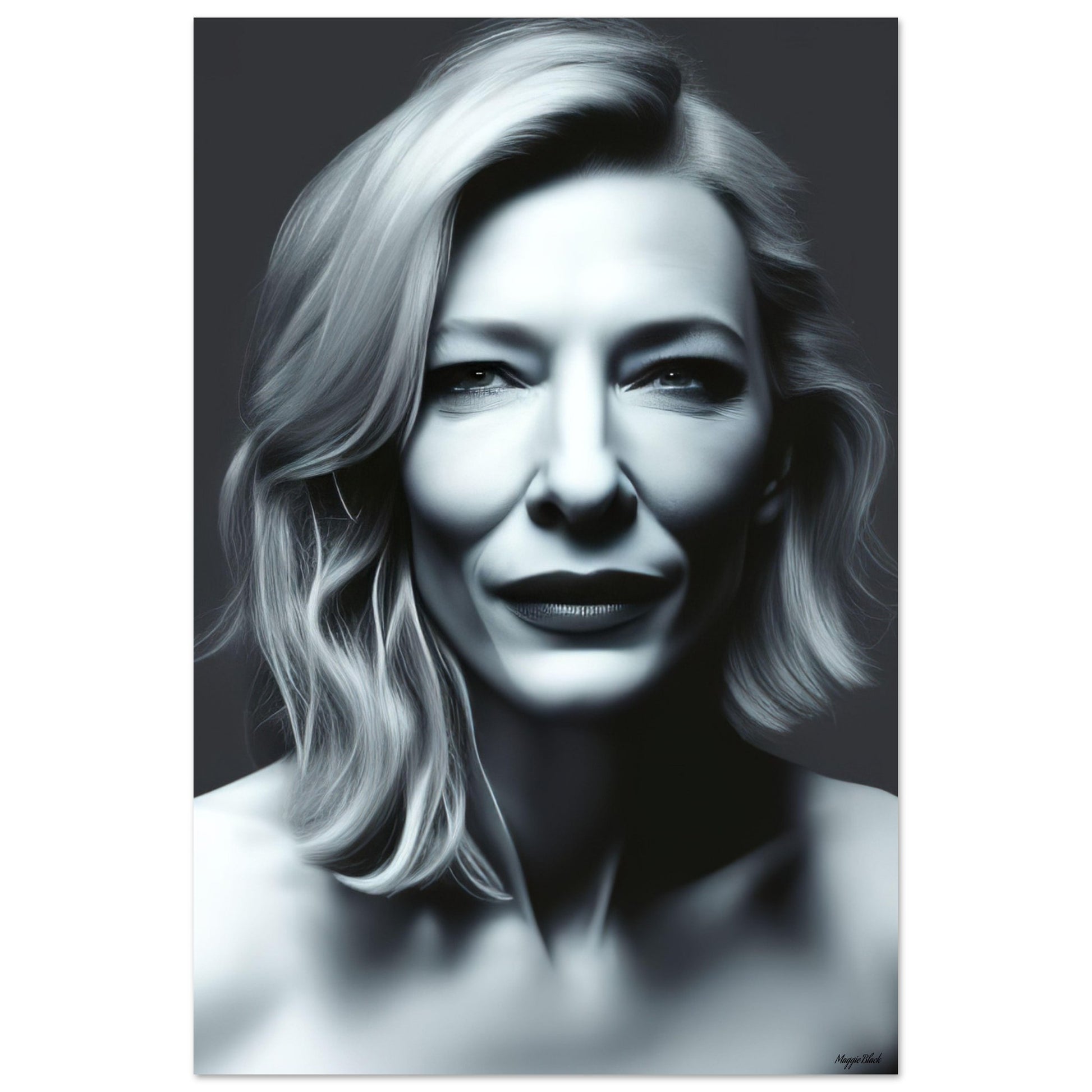 Cate - Foam Portrait 20x30 cm 8x12″ black