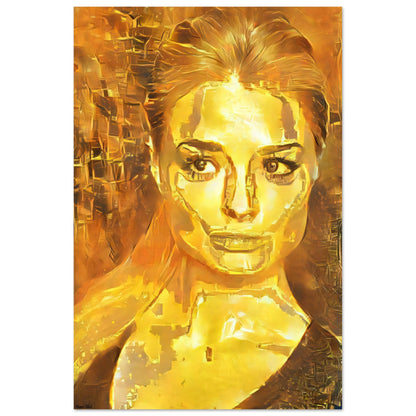 Golden - Foam Portrait 30x45 cm 12x18″ black