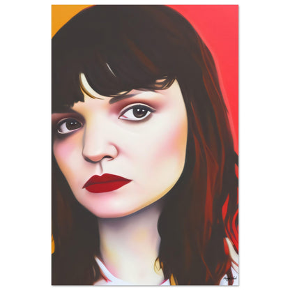 Lauren - Foam Portrait 40x60 cm 16x24″ white