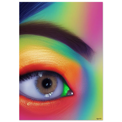 Rainbow Eye - Art Poster A3 (29.7 x 42 cm)