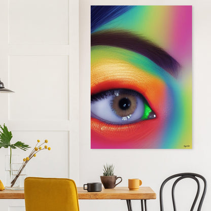 Rainbow Eye - Art Poster