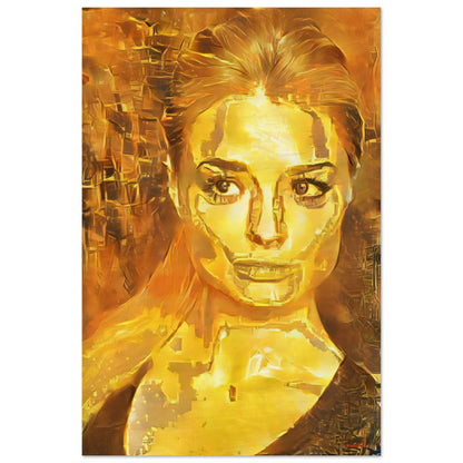 Golden - Wood Print 60x90 cm 24x36″ 20 mm