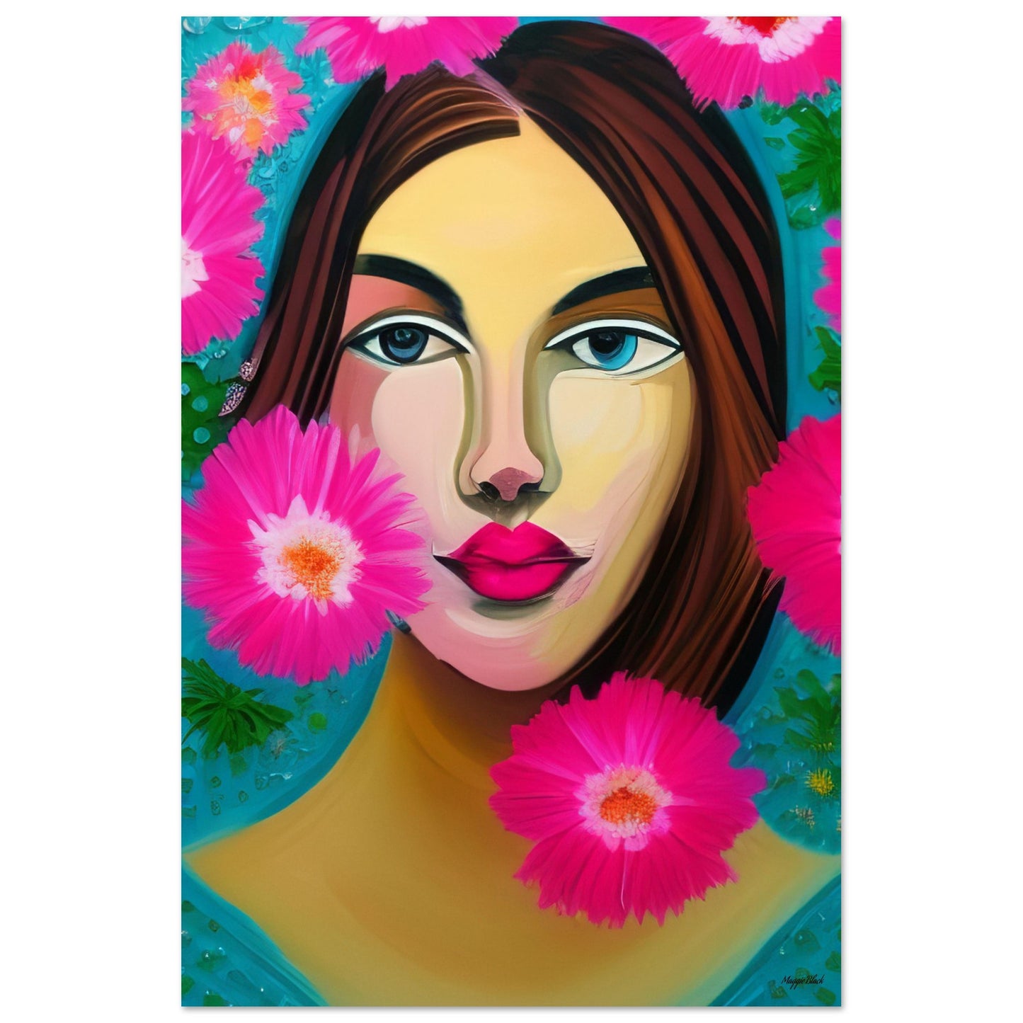 I Need To Start A Garden - Foam Portrait 60x90 cm 24x36″ white