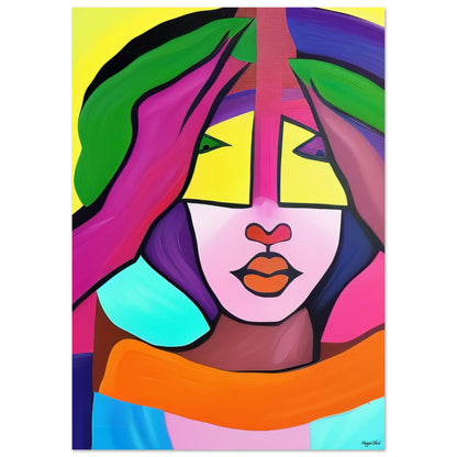 She's A Rainbow - 2 - Art Poster A2 (42 x 59.4 cm)