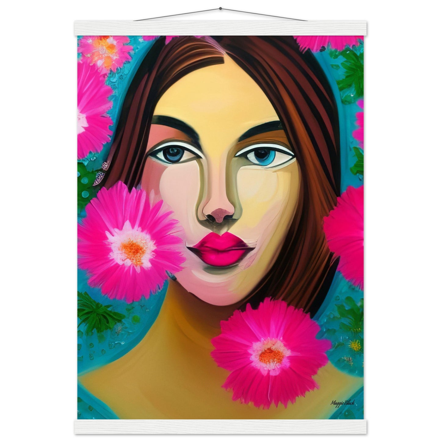 I Need to Start a Garden - Art Poster with Hanger A2 (42 x 59.4 cm) White wall hanger