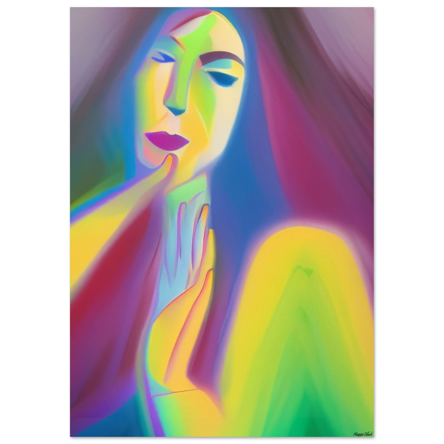 Rainbow - 4 - Art Poster A4 21x29.7 cm 8x12″