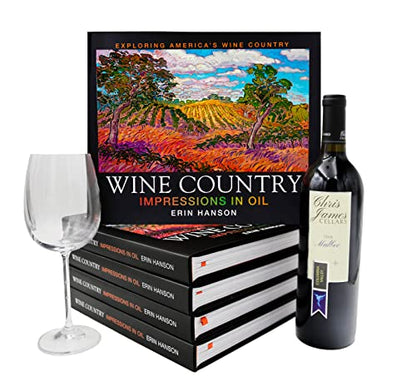 Wine Country: Impressions in Oil, Impressionism Coffee Table Art Book - Erin Hanson