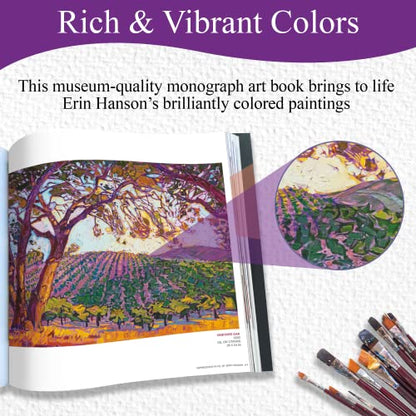 Wine Country: Impressions in Oil, Impressionism Coffee Table Art Book - Erin Hanson