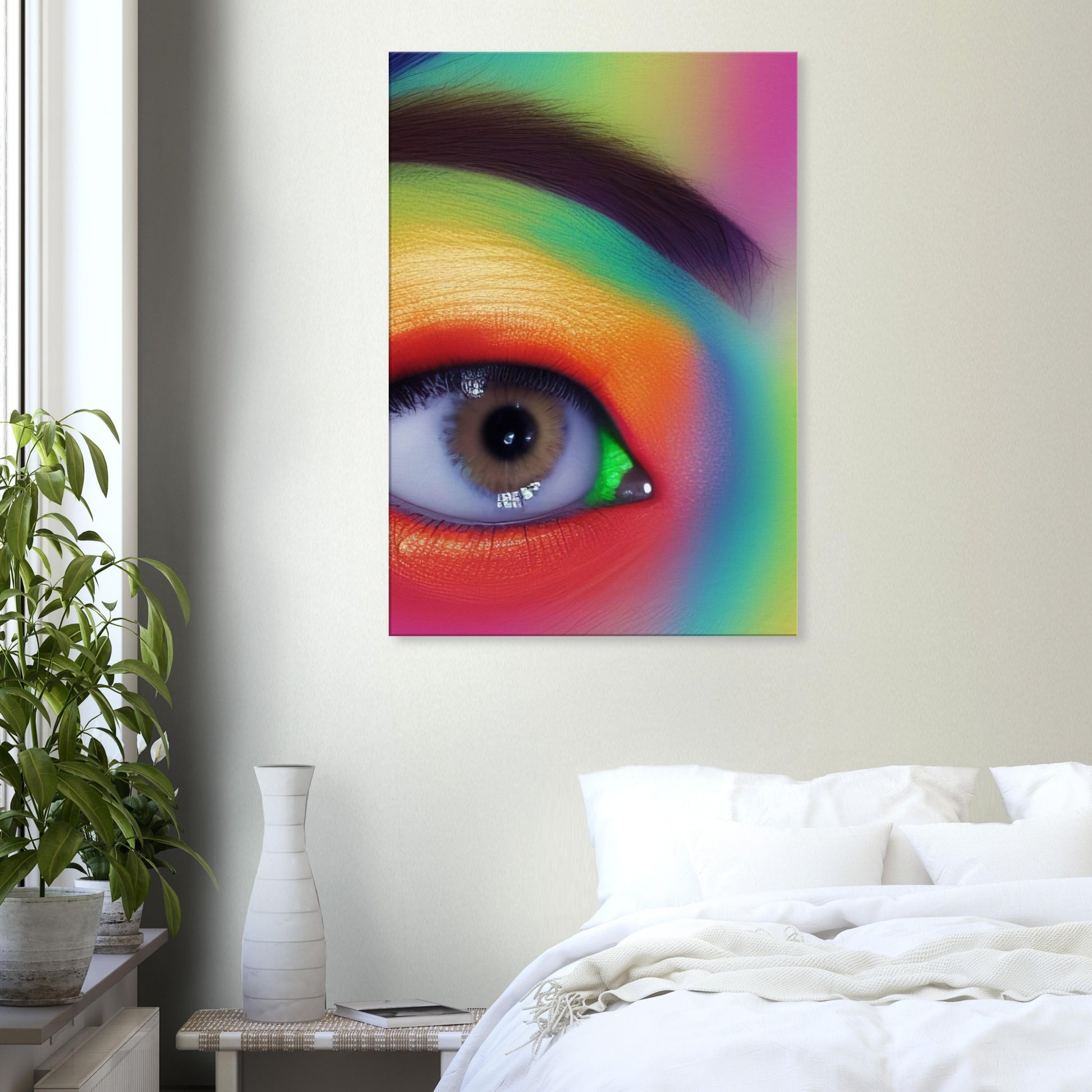 Rainbow Eye - Canvas