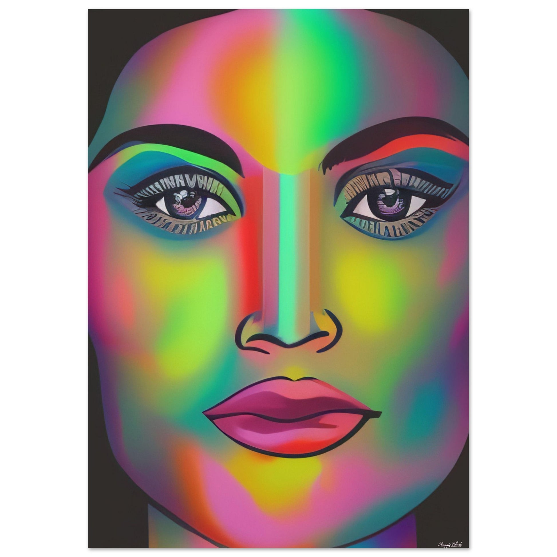 Rainbow - 2 - Art Poster A4 21x29.7 cm 8x12″