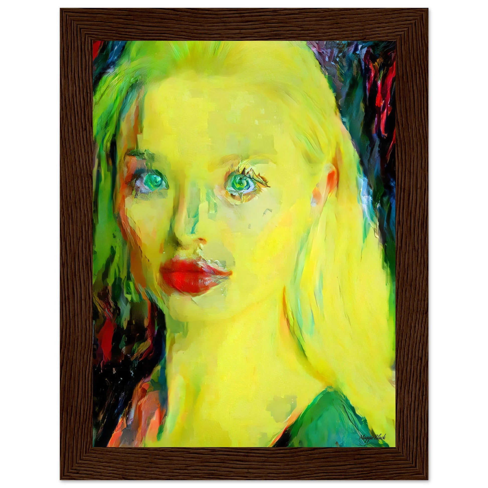 Emma 2 - Wooden Framed Poster