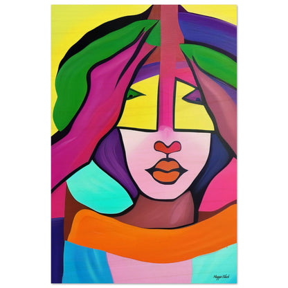 She's a Rainbow - 2 - Wood Print 50x75 cm 20x30″ 10 mm