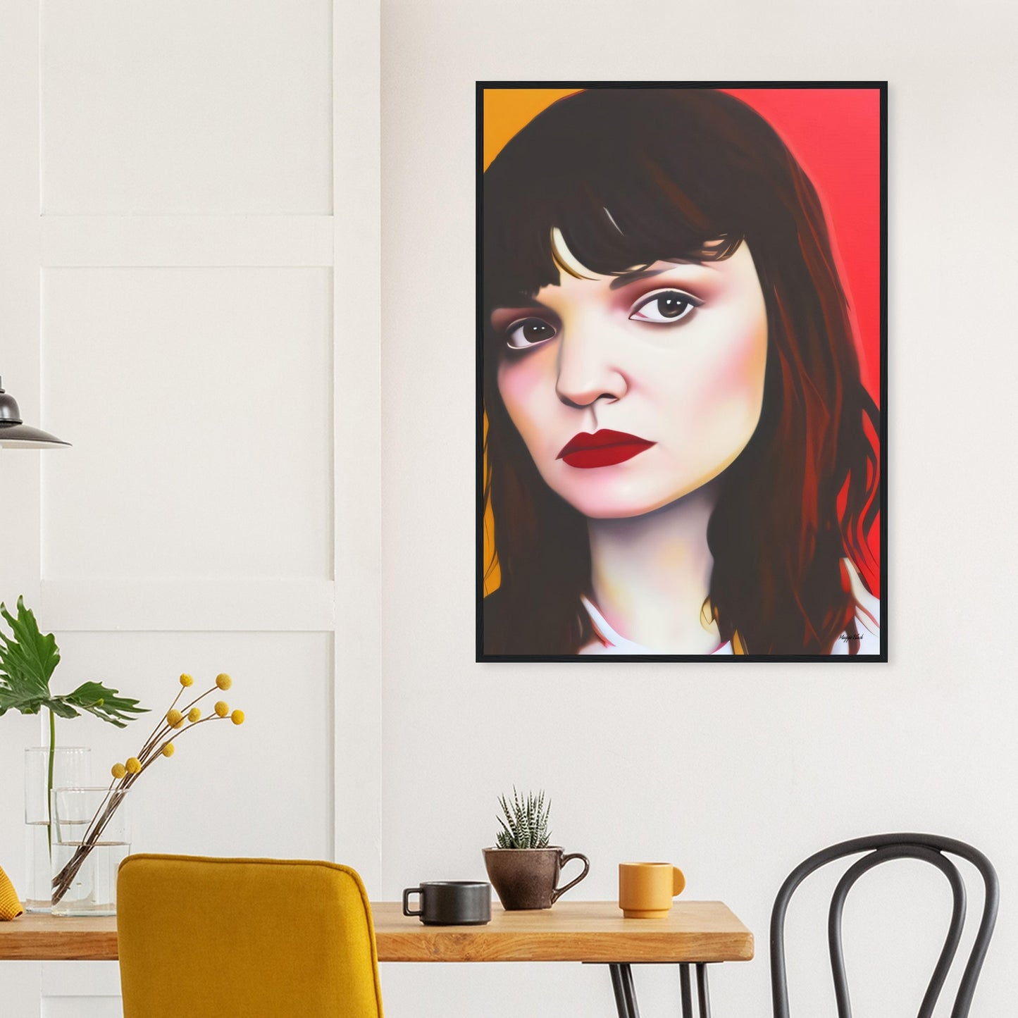 Lauren - Wooden Framed Poster