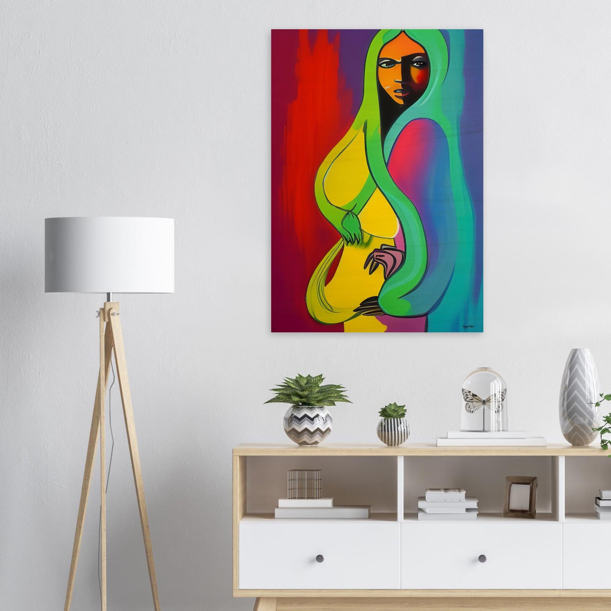 She's A Rainbow - Wood Print