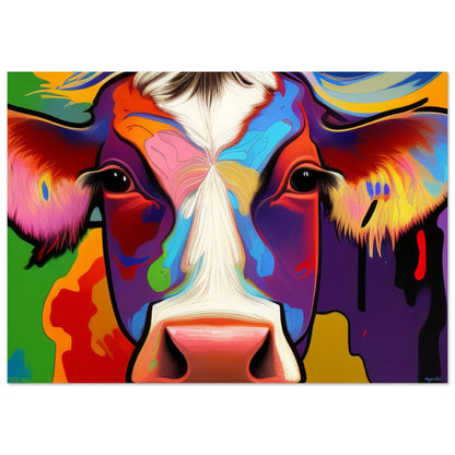 Beautiful Cow - Art Poster A3 (29.7 x 42 cm)