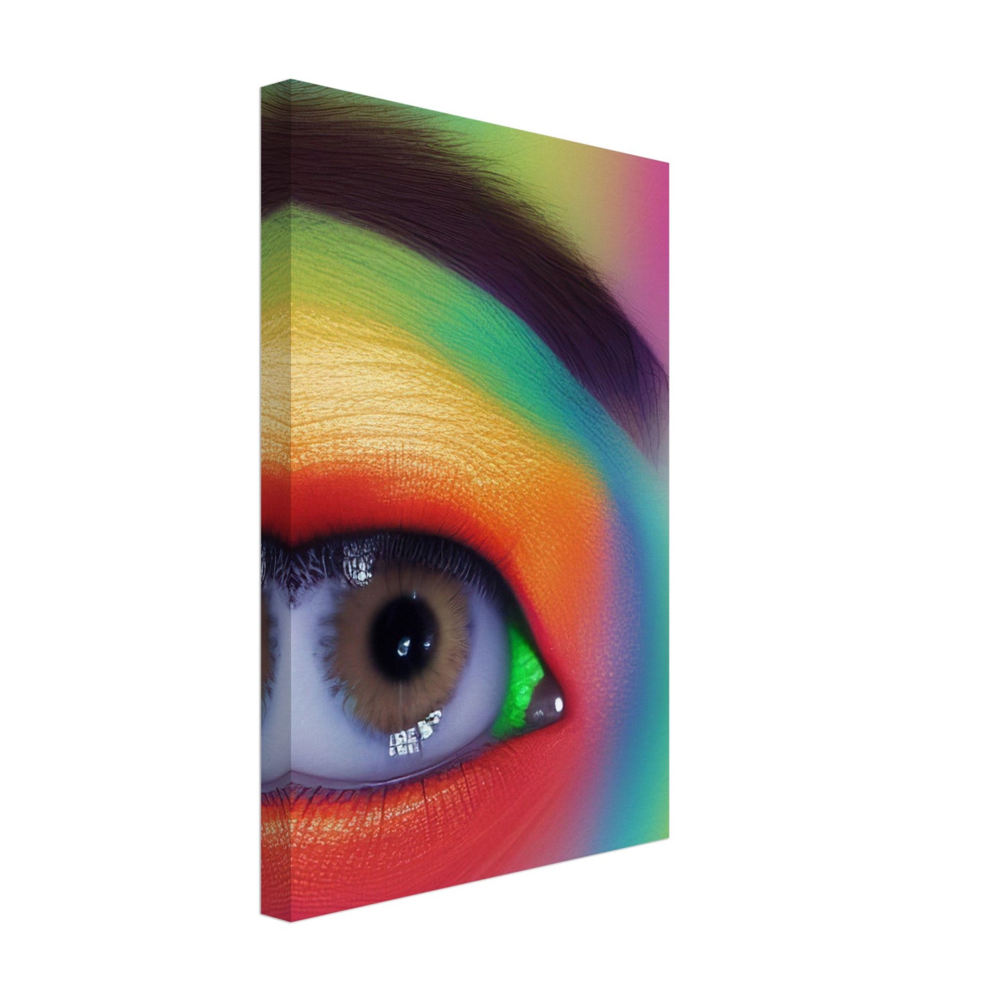 Rainbow Eye - Canvas Thick 30x45 cm 12x18″