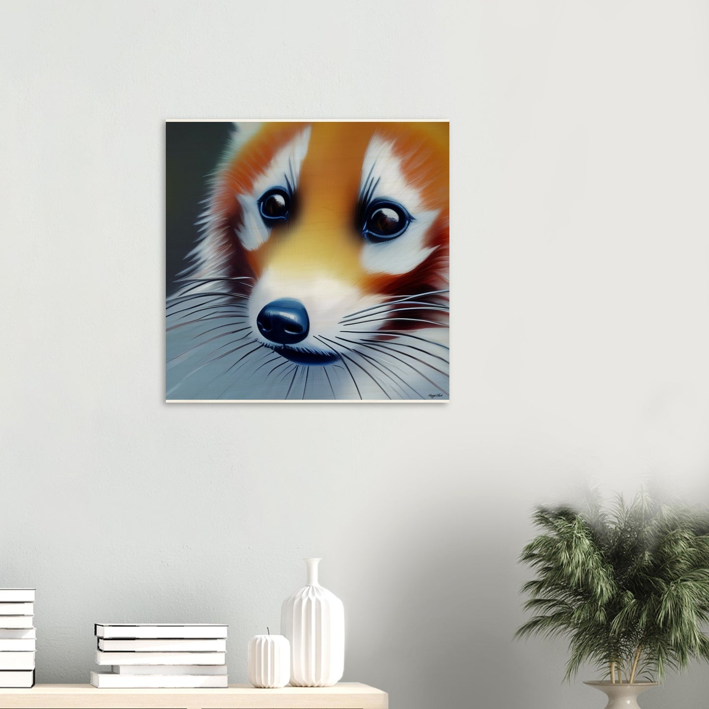 Red Panda - Wood Print