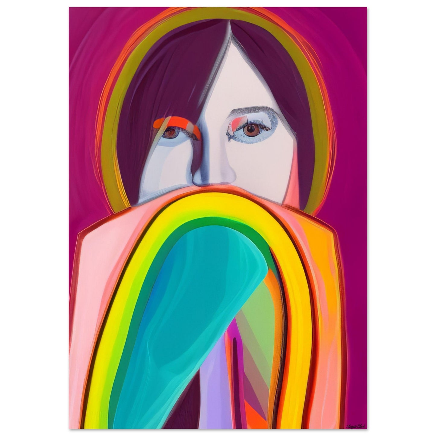 Rainbow - Art Poster A4 21x29.7 cm 8x12″