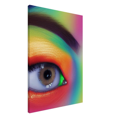 Rainbow Eye - Canvas Thick 70x100 cm 28x40″