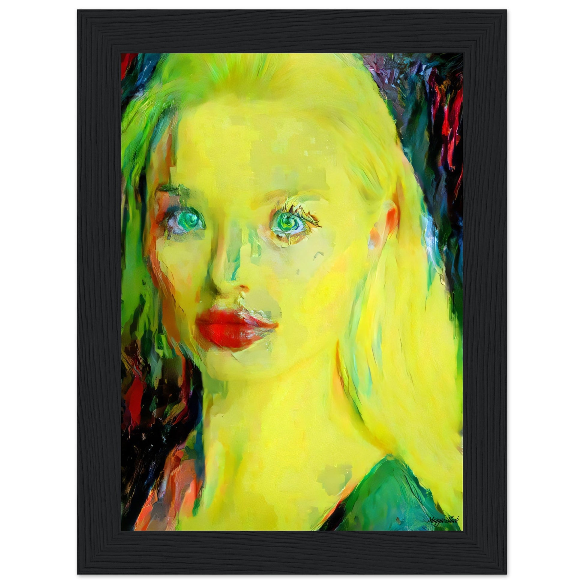 Emma 2 - Wooden Framed Poster