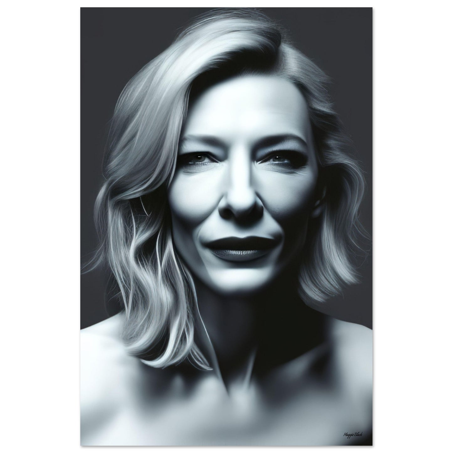 Cate - Foam Portrait 50x75 cm 20x30″ black