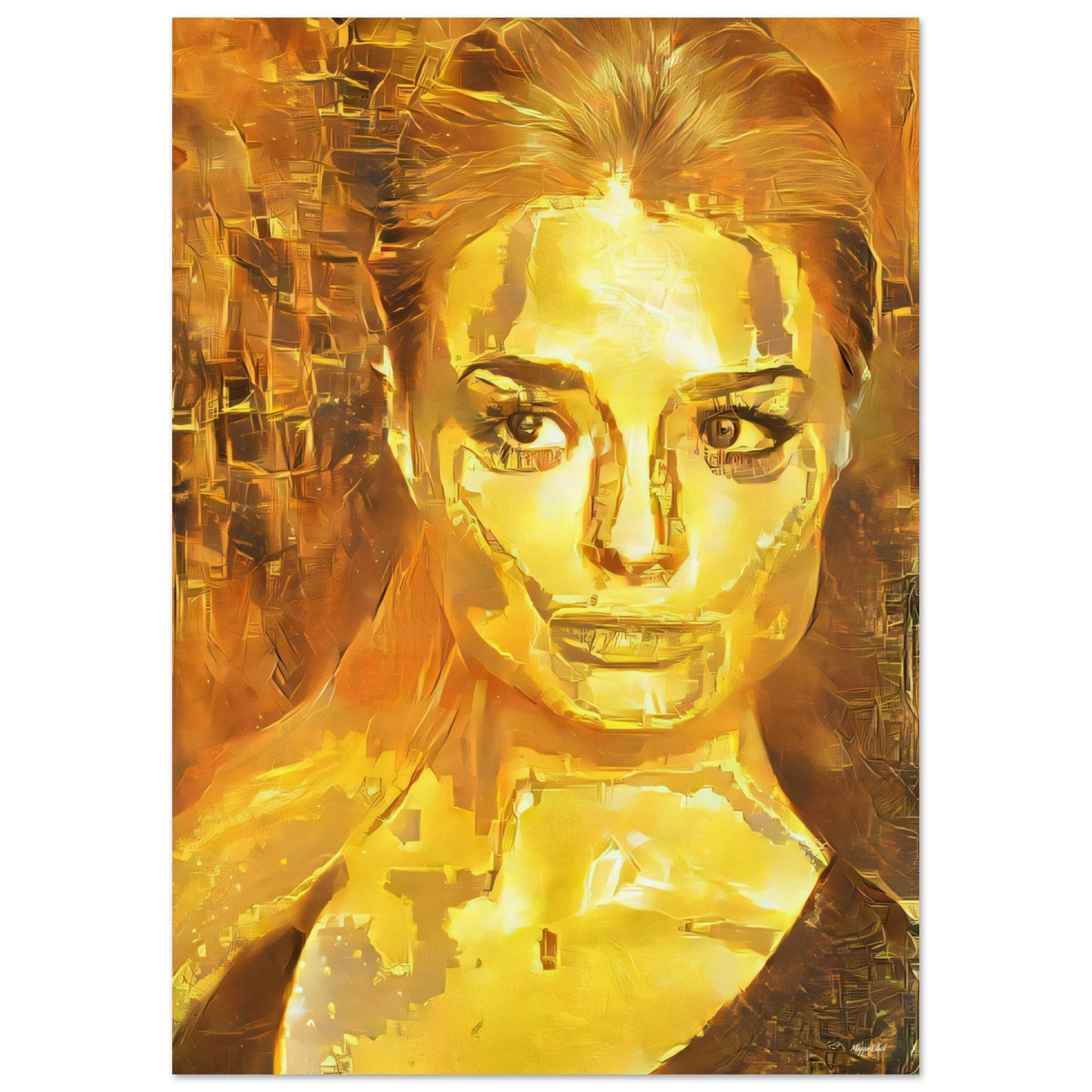 Golden - Art Poster A2 (42 x 59.4 cm)