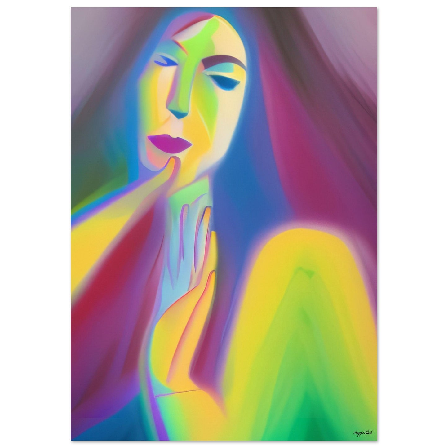 Rainbow - 4 - Art Poster A1 (59.4 x 84.1 cm)