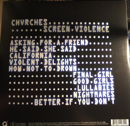 Screen Violence - Chvrches