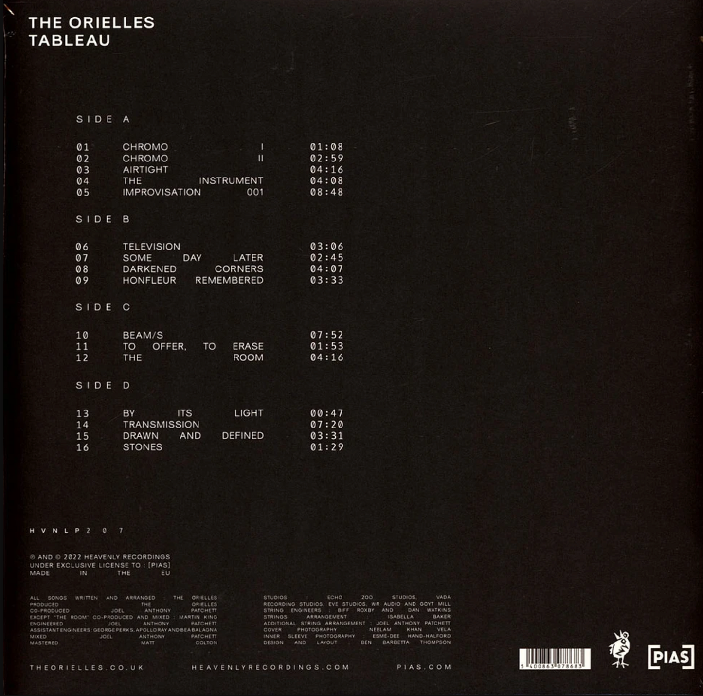 Tableau - The Orielles