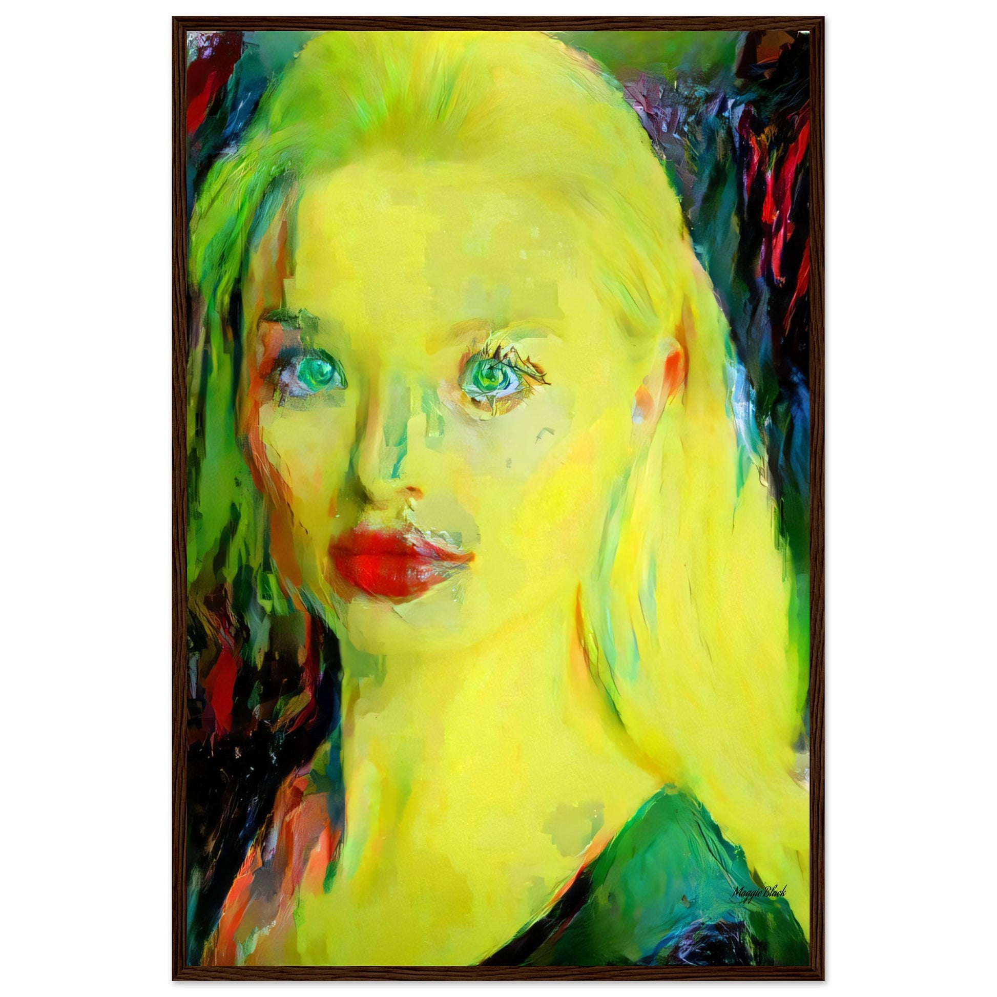 Emma 2 - Wooden Framed Poster