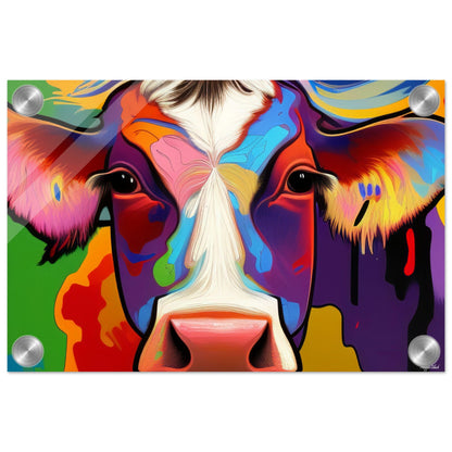 Beautiful Cow - Acrylic Print 20x30 cm 8x12″