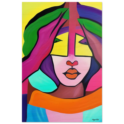 She's a Rainbow - 2 - Wood Print 30x45 cm 12x18″ 20 mm