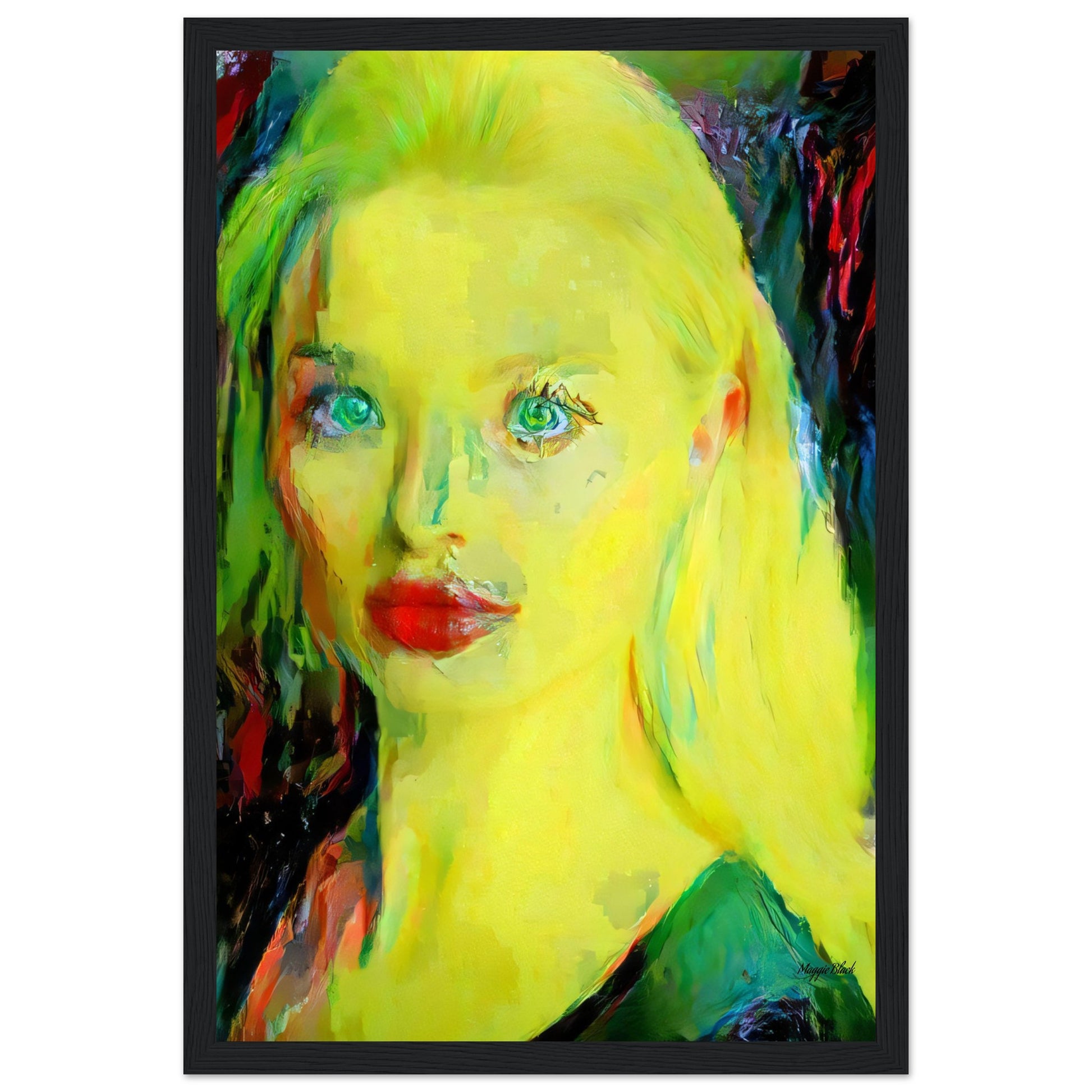 Emma 2 - Wooden Framed Poster