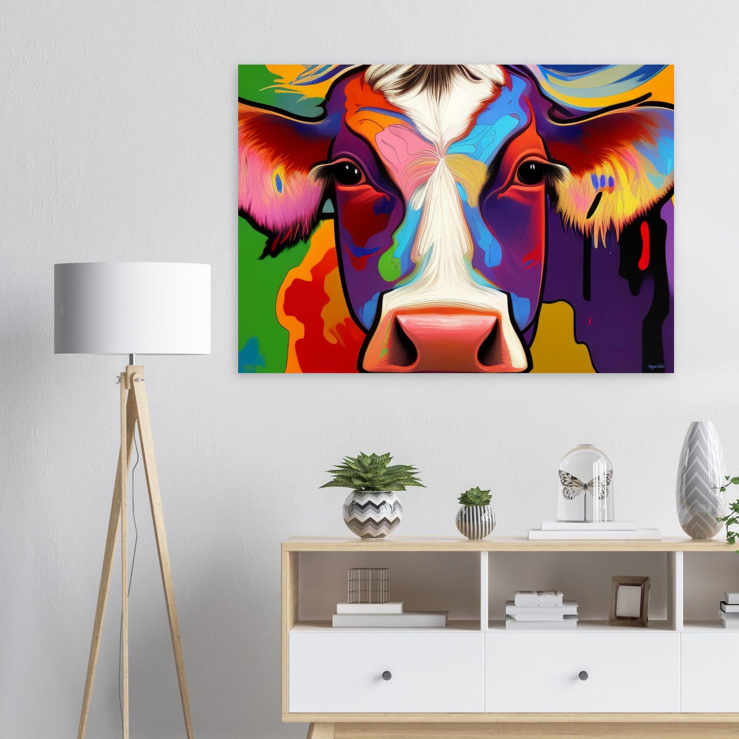 Beautiful Cow - Art Poster