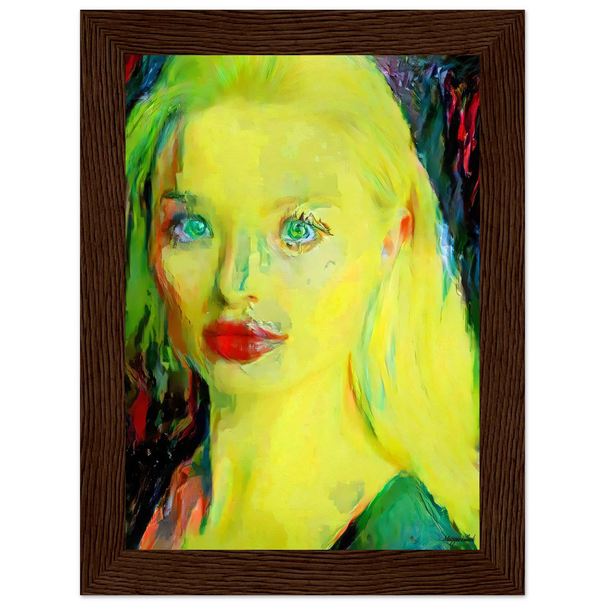 Emma 2 - Wooden Framed Poster