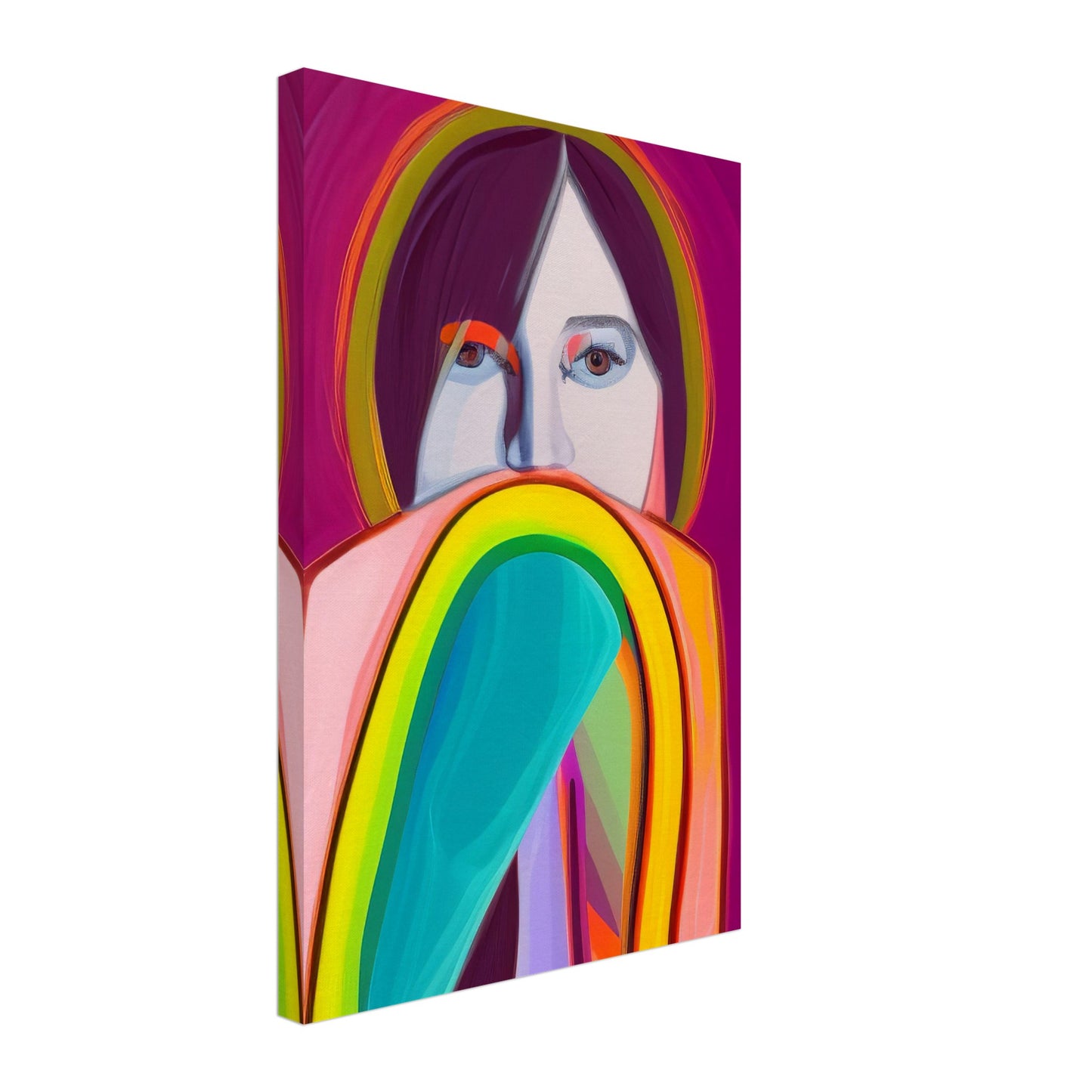 Rainbow - Canvas Thick 40x60 cm 16x24″