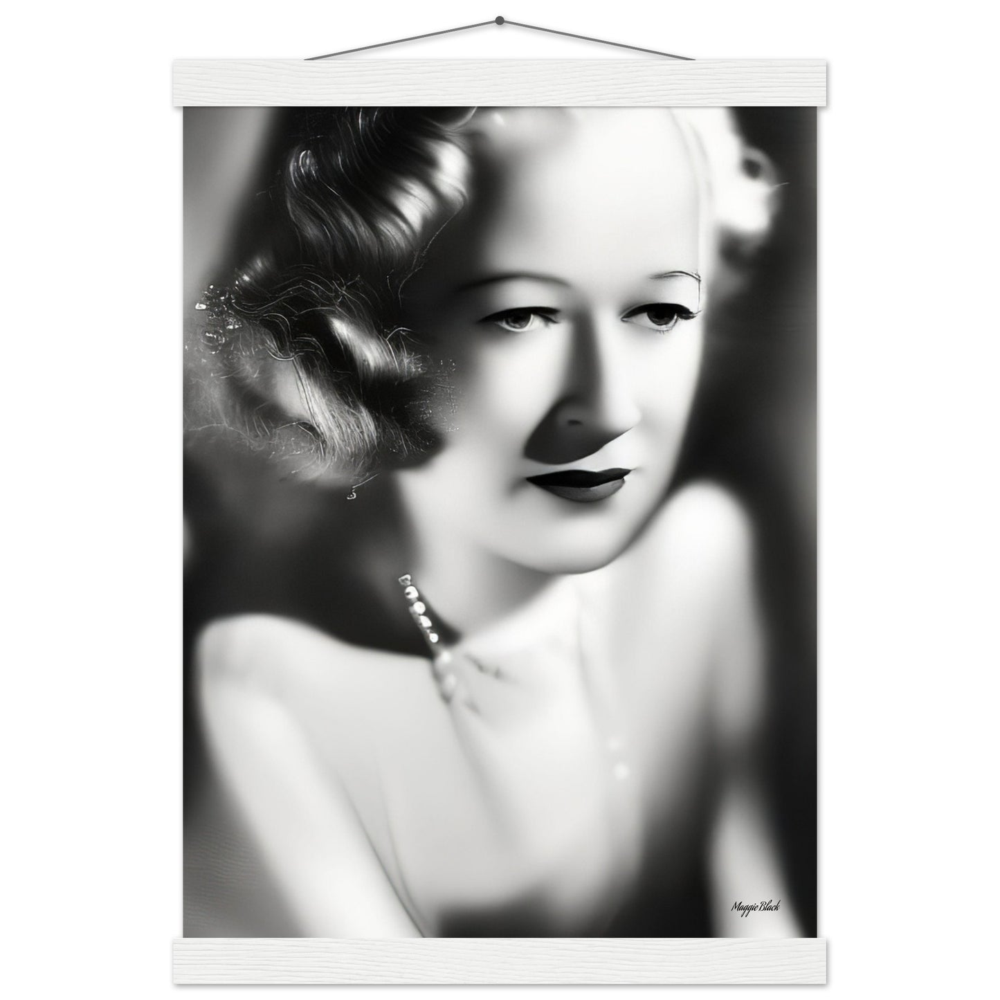 Miriam - Poster with Hanger A3 (29.7 x 42 cm) White wall hanger