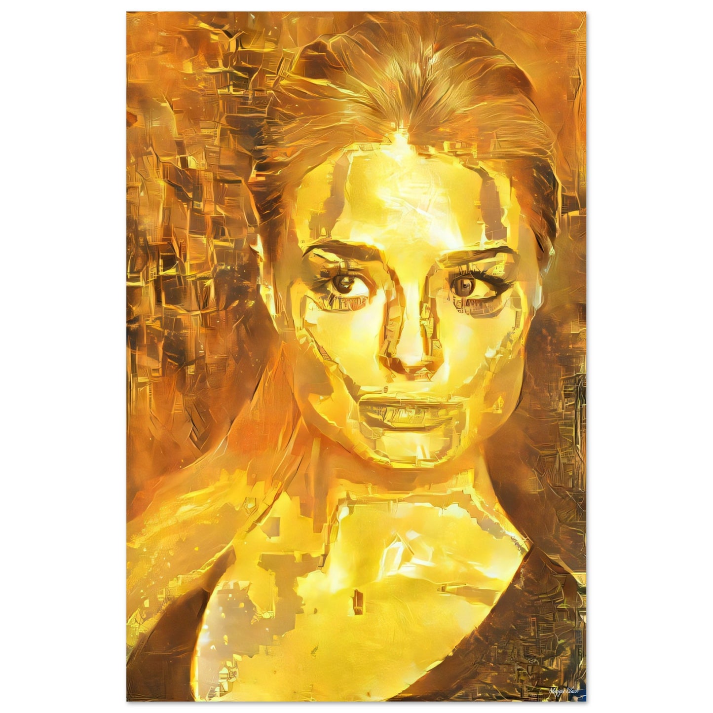 Golden - Aluminum Print 60x90 cm 24x36″