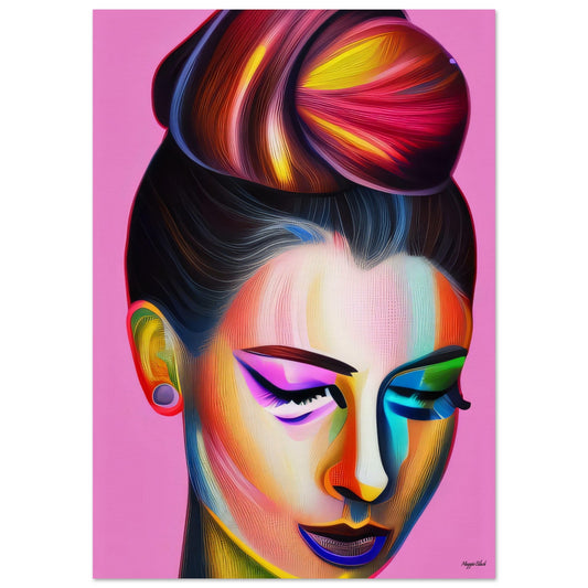 Chignon - Art Poster A0 (84.1 x 118.9 cm)