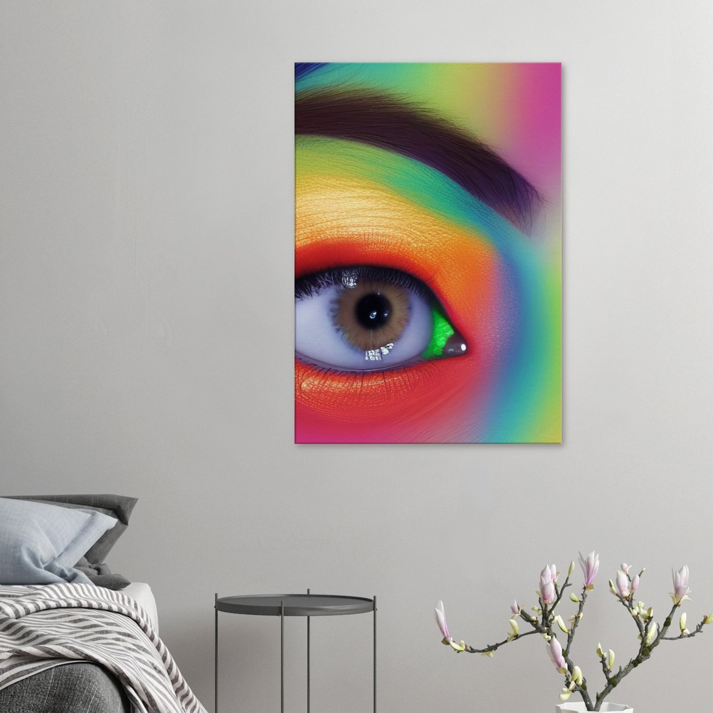 Rainbow Eye - Canvas