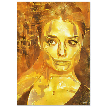 Golden - Art Poster A1 (59.4 x 84.1 cm)