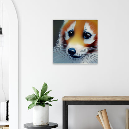 Red Panda - Wood Print