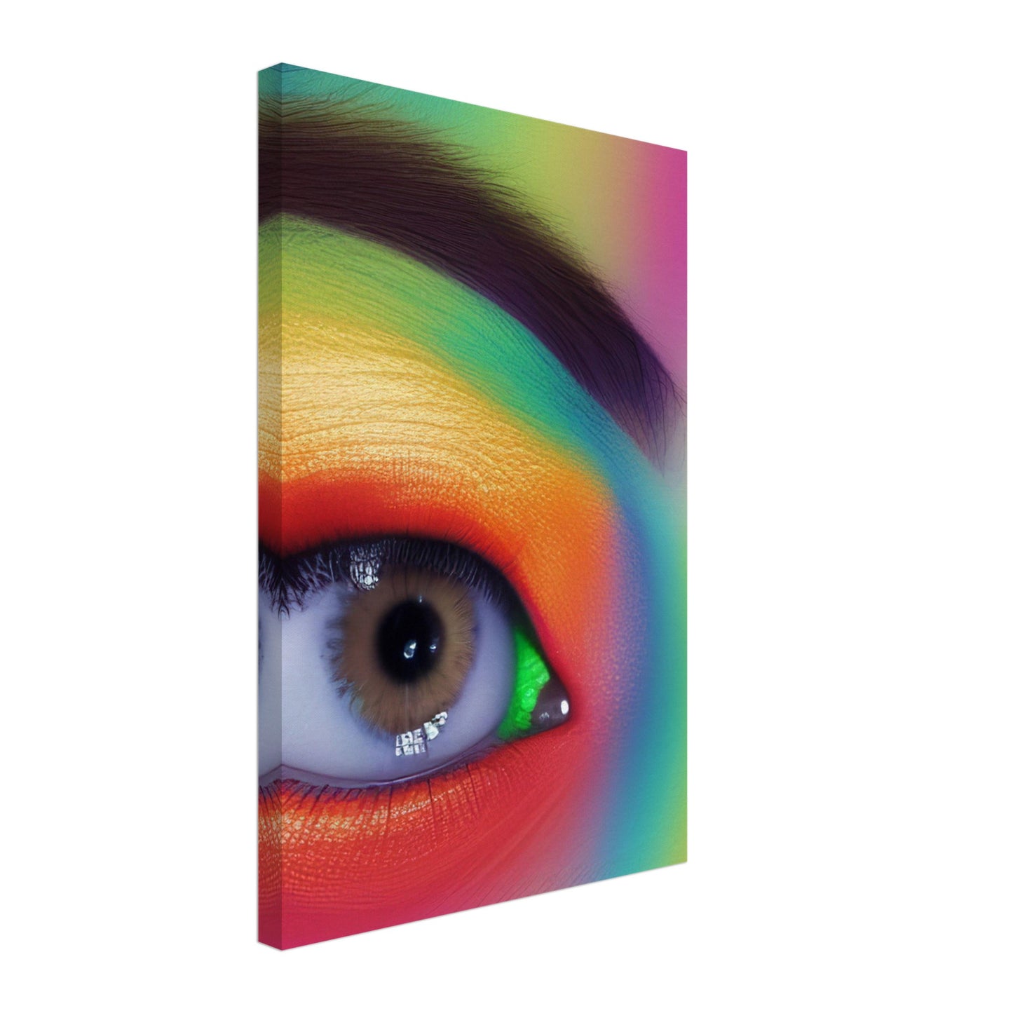 Rainbow Eye - Canvas Thick 40x60 cm 16x24″