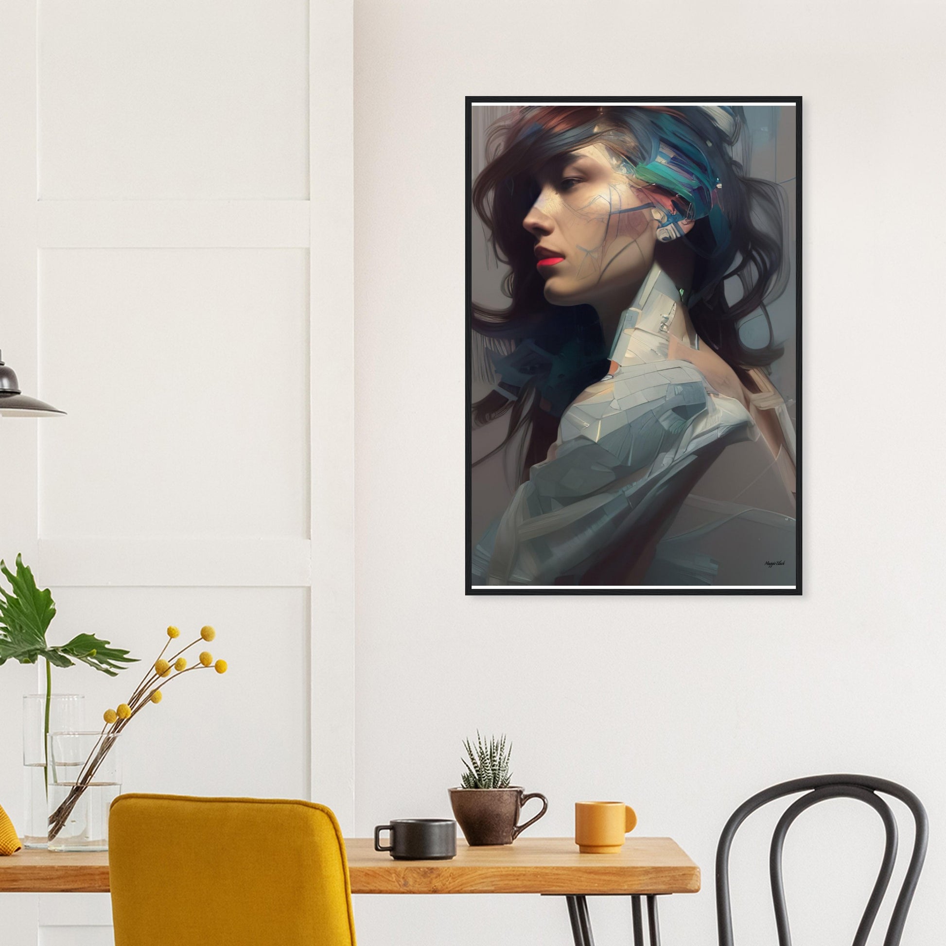 Distance - Wooden Framed Poster